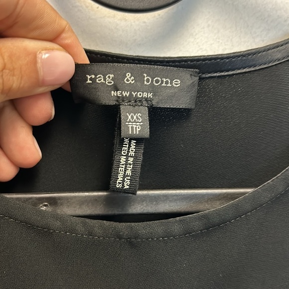 RAG & BONE Eliza lace up top - Picture 4 of 7